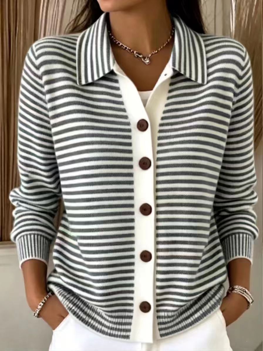 Striped Cardigan