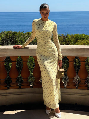 Yellow Polka Dot Dress