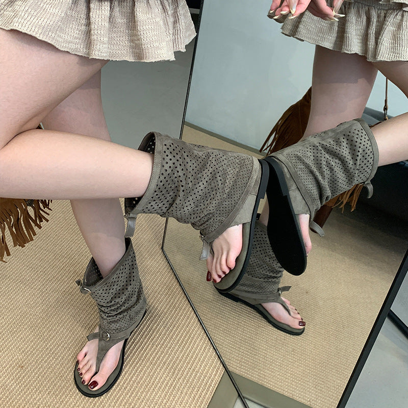 Boho Concealed Heel Thong Sandal