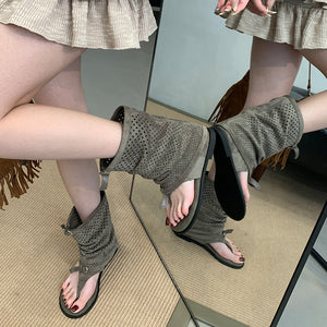Boho Concealed Heel Thong Sandal