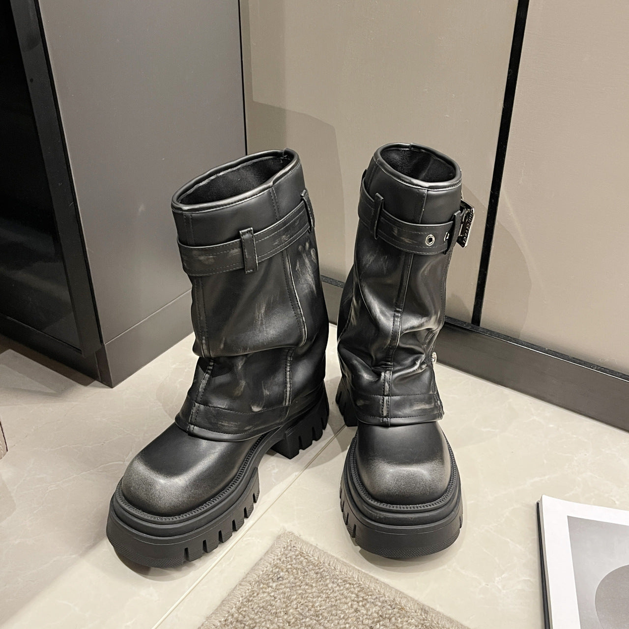 Belted Martin Boots