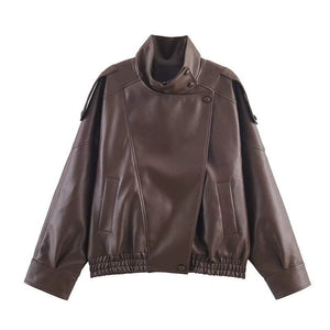 Belted Leather Jacket