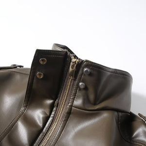 Luna Cropped Leather Jacket