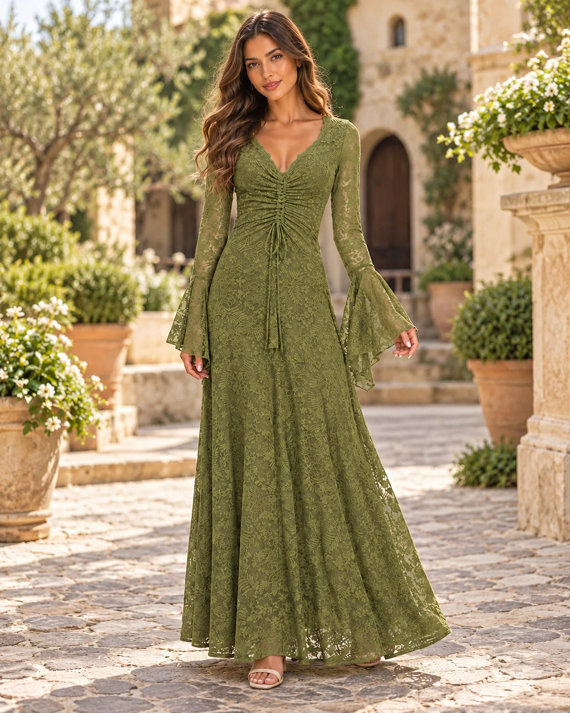 Olive Maxi Dress