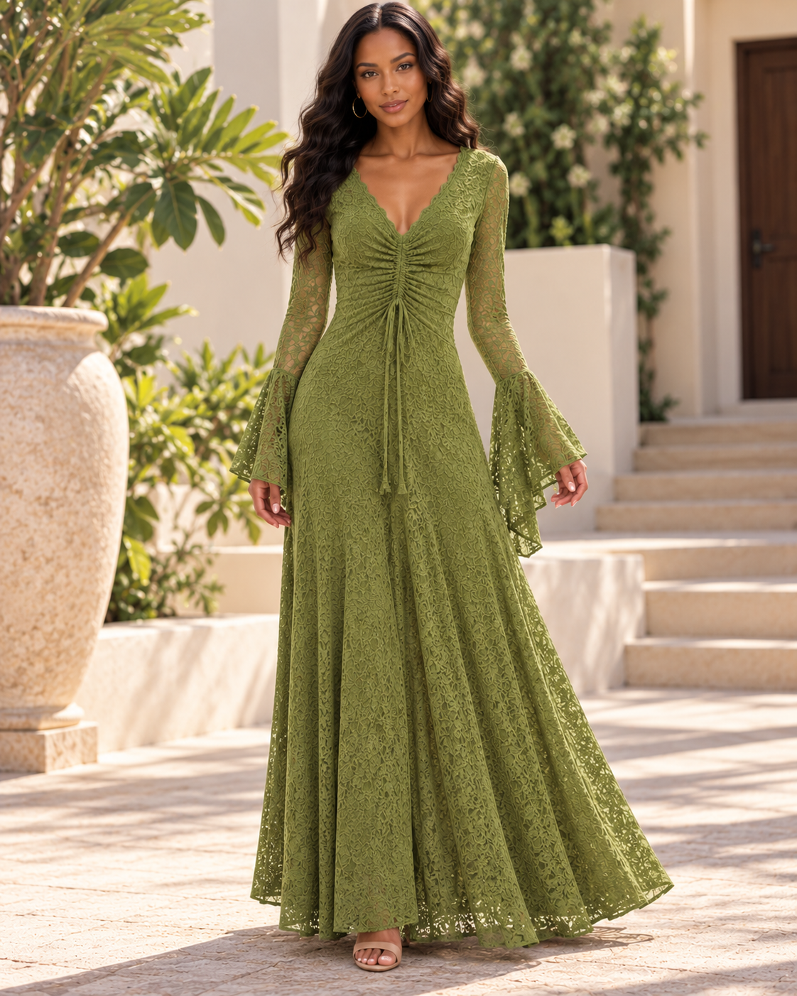 Olive Maxi Dress