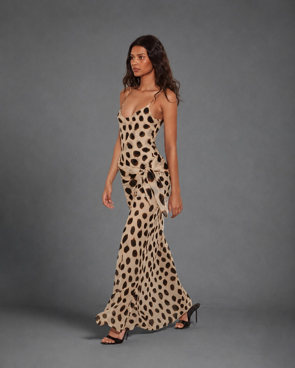 Polka Dot Maxi Dress