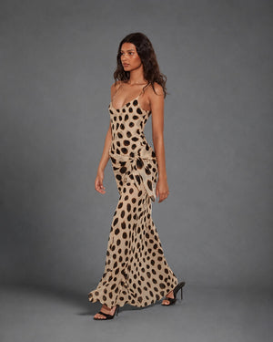 Polka Dot Maxi Dress