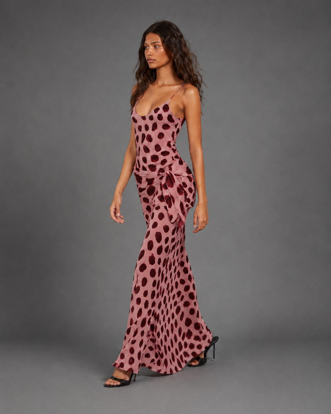 Polka Dot Maxi Dress