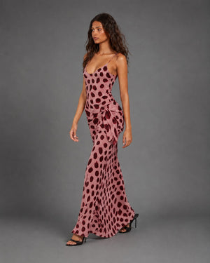 Polka Dot Maxi Dress