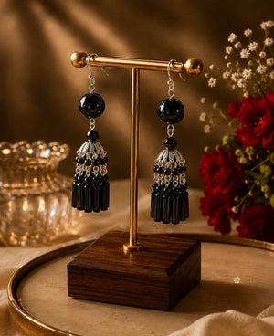 Luxe Geo Drop Earrings