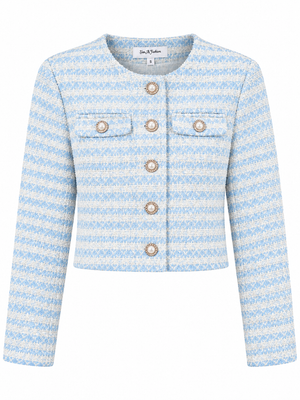 Aurelia Cropped Tweed Jacket