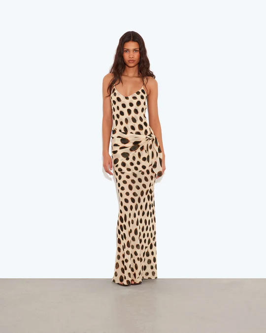 Polka Dot Maxi Dress