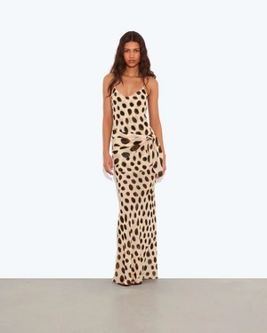 Polka Dot Maxi Dress