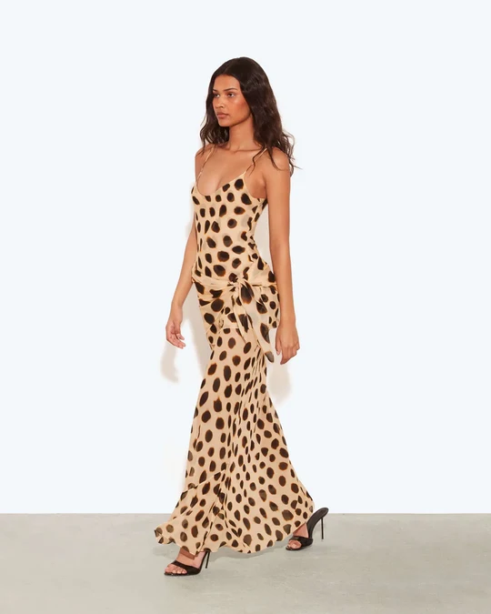 Polka Dot Maxi Dress