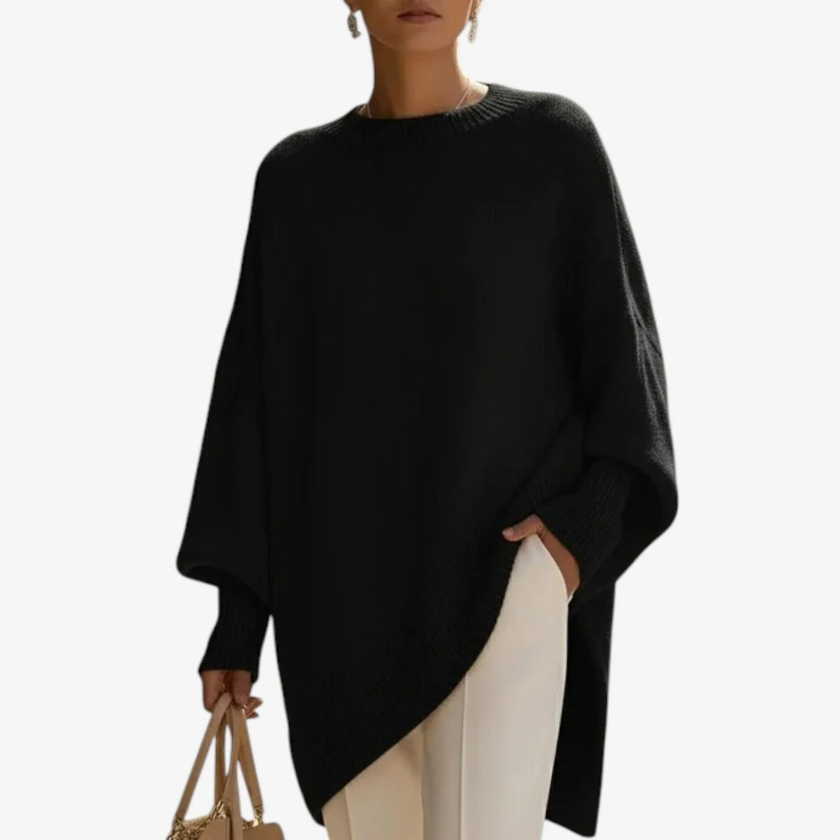Cozy Knit Poncho