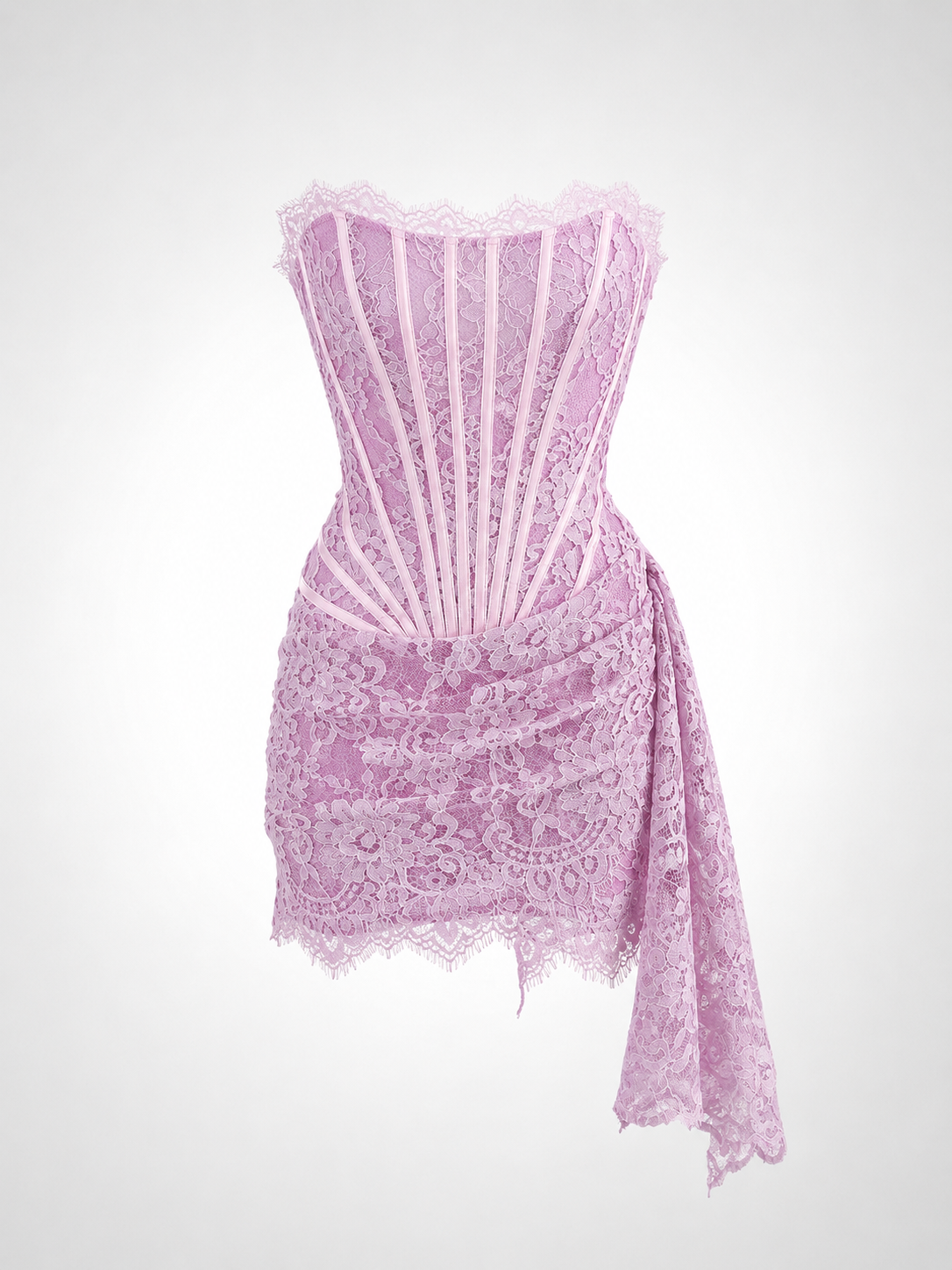 Lace Corset Mini Dress