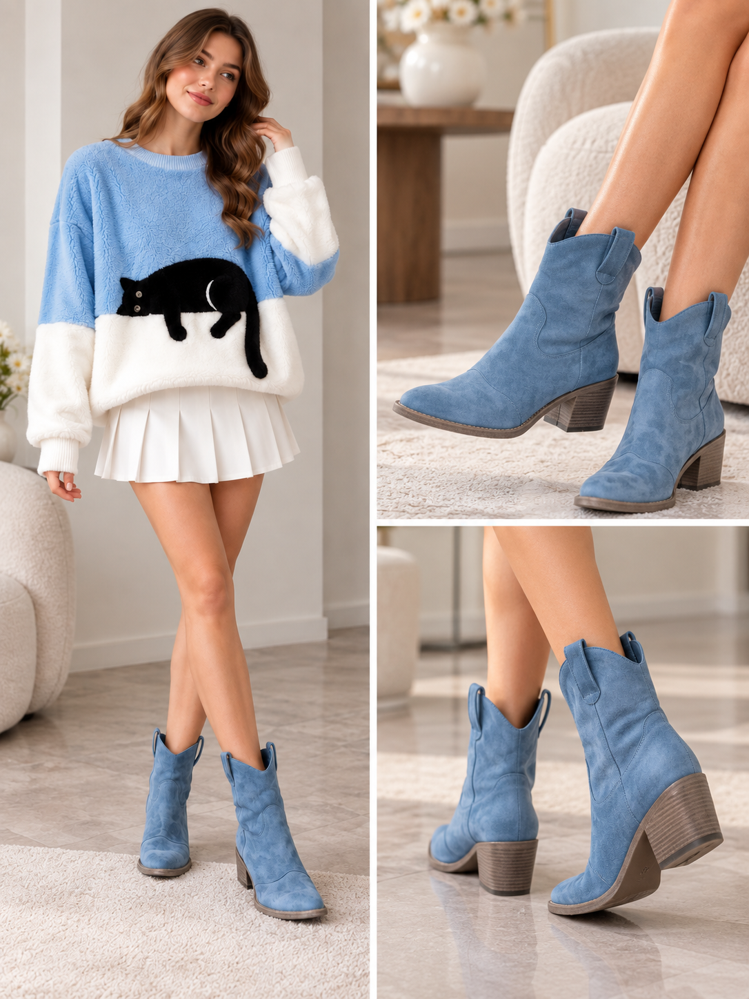 Western Ankle Boots