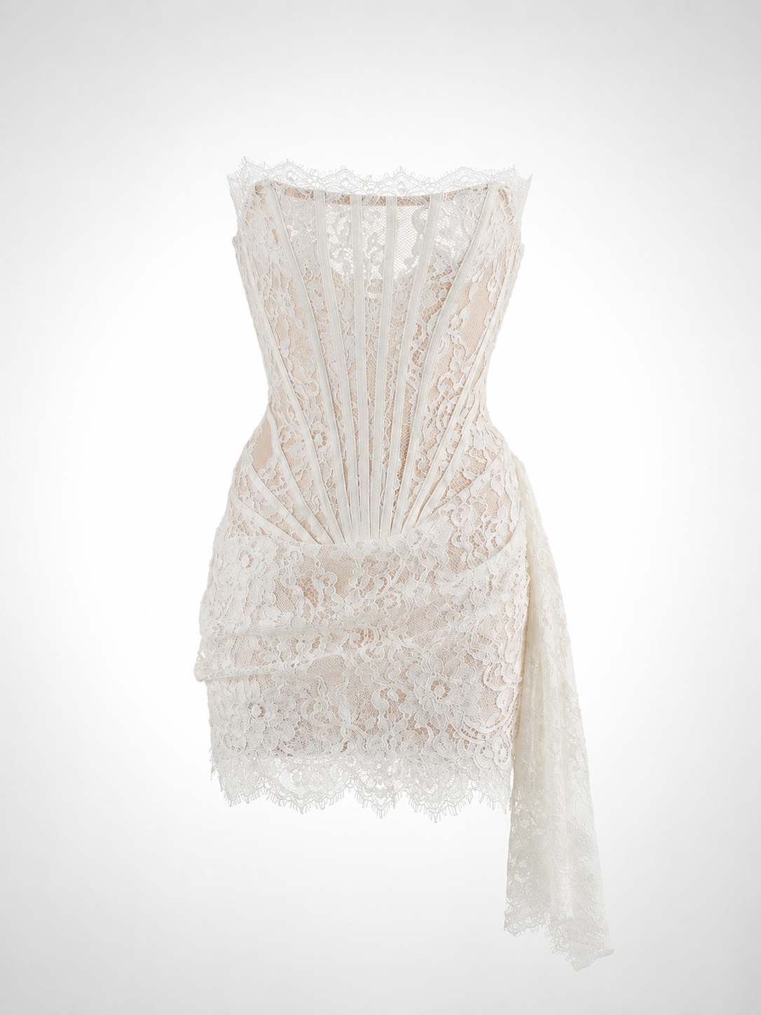 Lace Corset Mini Dress